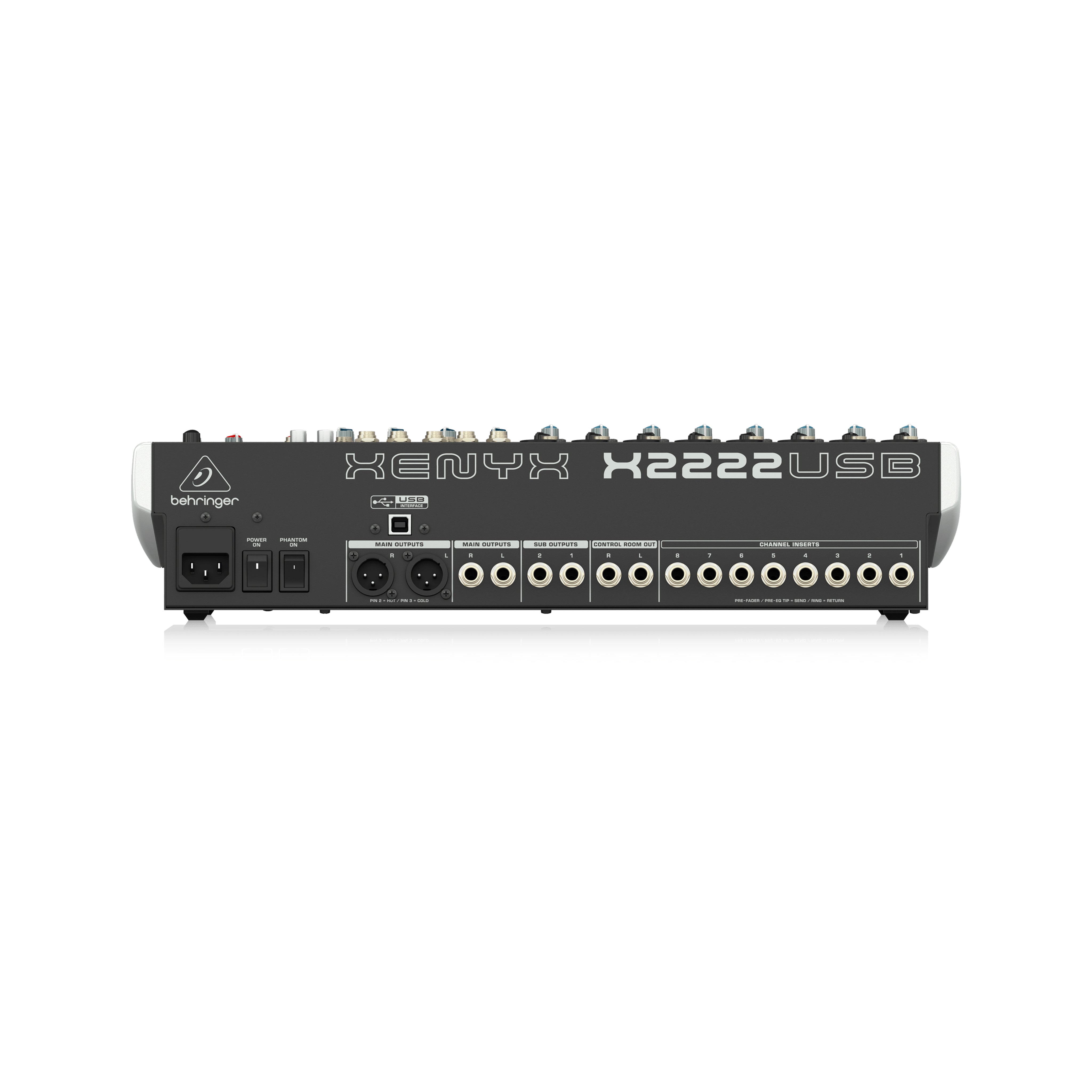 Behringer Xenyx X2222USB Mixer with USB and Effects – Swee Lee