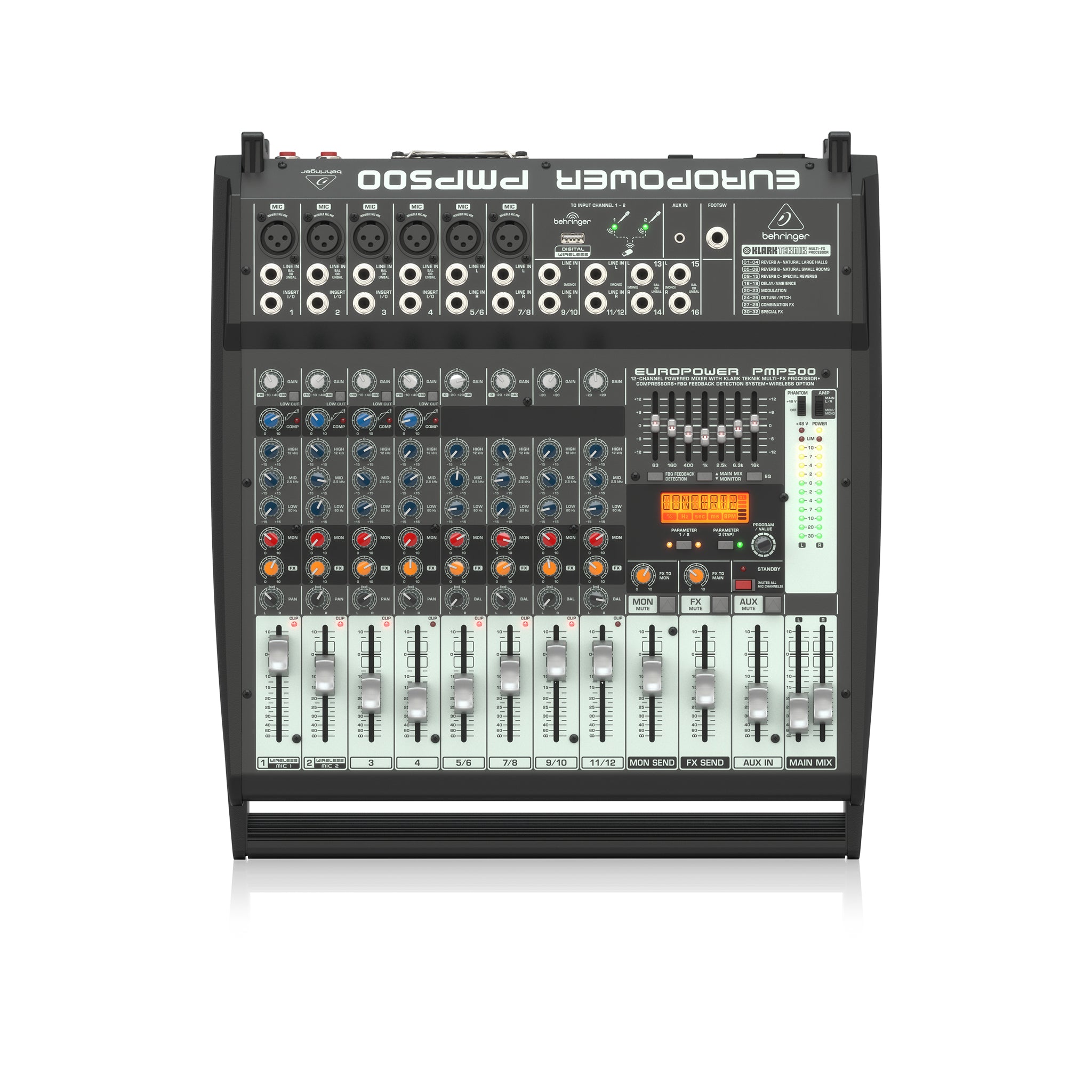 Behringer Europower PMP500 12-channel 500W Powered Mixer – Swee