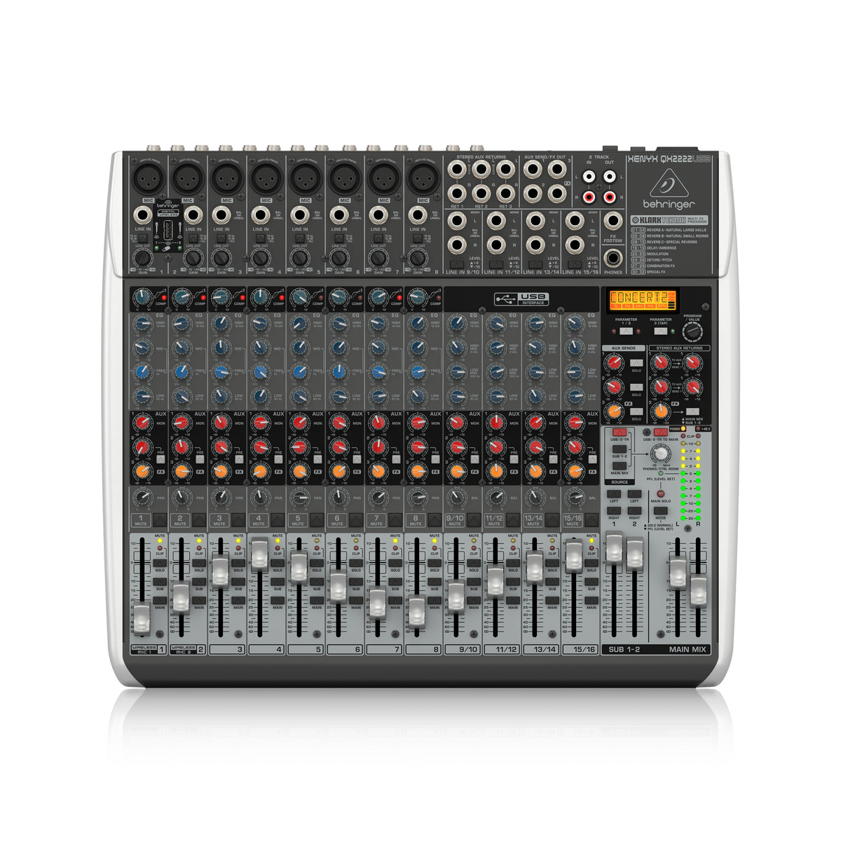 Behringer QX2222USB Xenyx Mixer w/ USB and Effects – Swee Lee