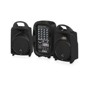Behringer Europort PPA500BT 6-channel Portable PA System with Bluetooth - UK Plug