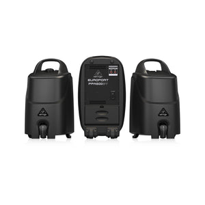 Behringer Europort PPA500BT 6-channel Portable PA System with Bluetooth - UK Plug