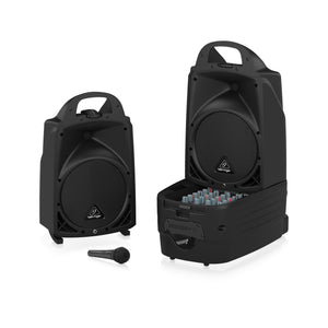 Behringer Europort PPA500BT 6-channel Portable PA System with Bluetooth - UK Plug