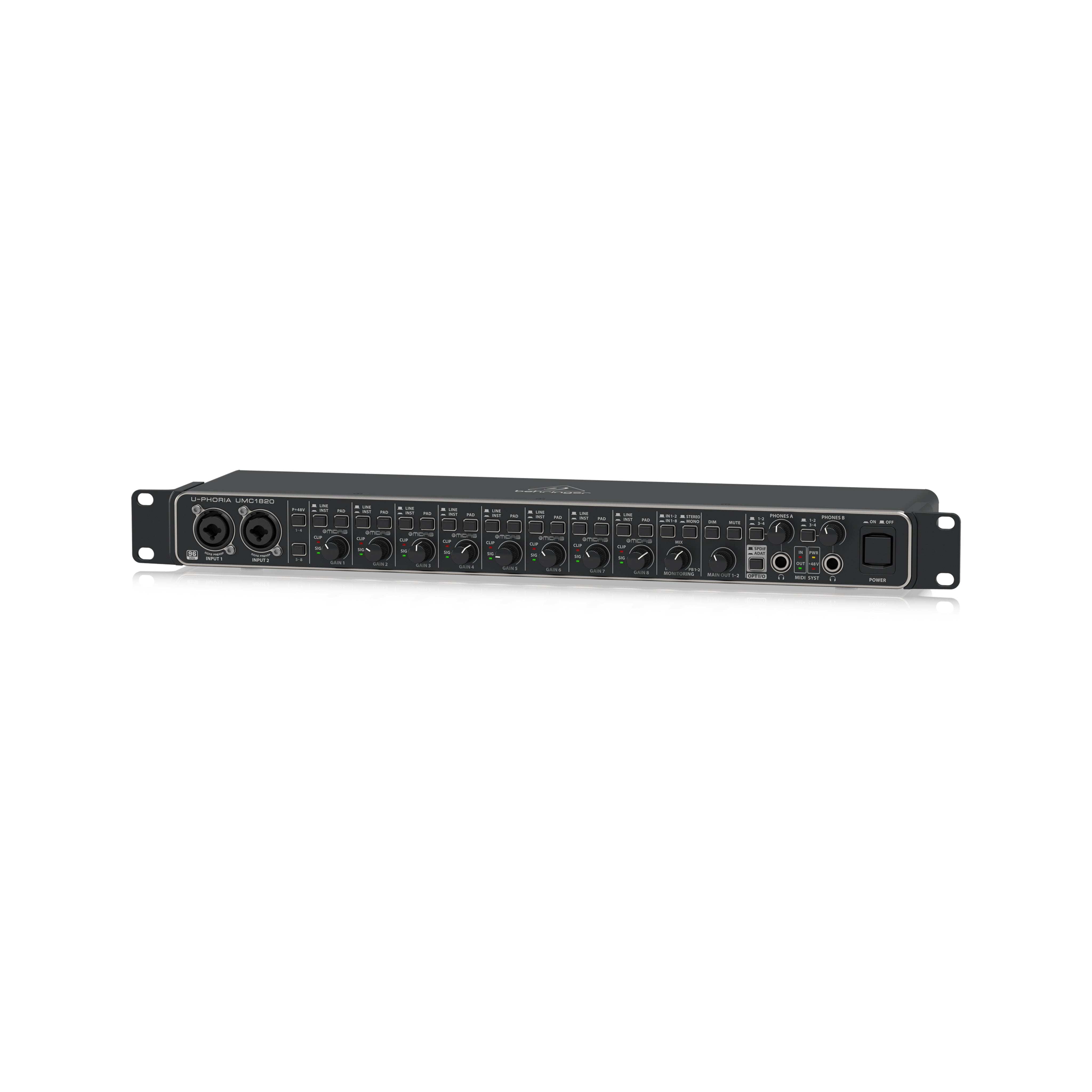 Behringer U-Phoria UMC1820 USB Audio Interface – Swee Lee Philippines