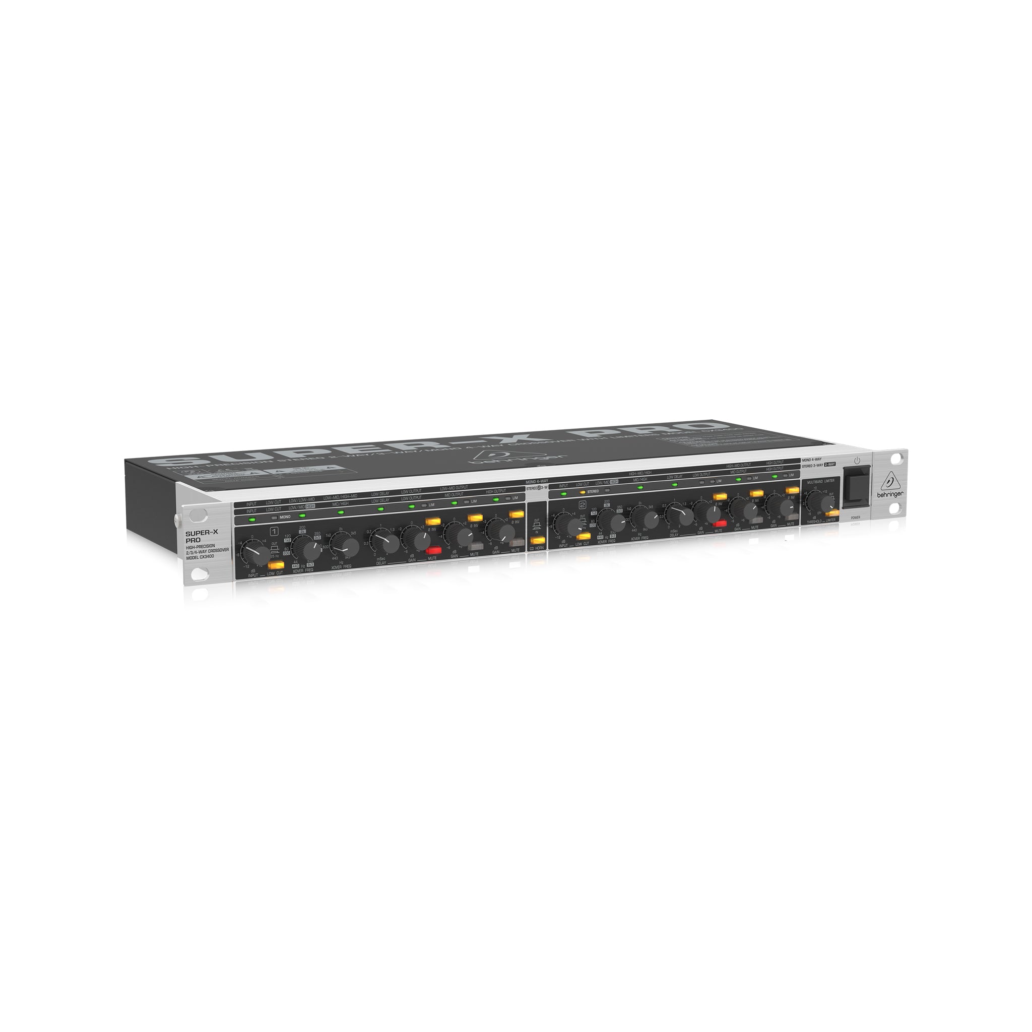 Behringer Super-X Pro CX3400 V2 Multi-channel Crossover with