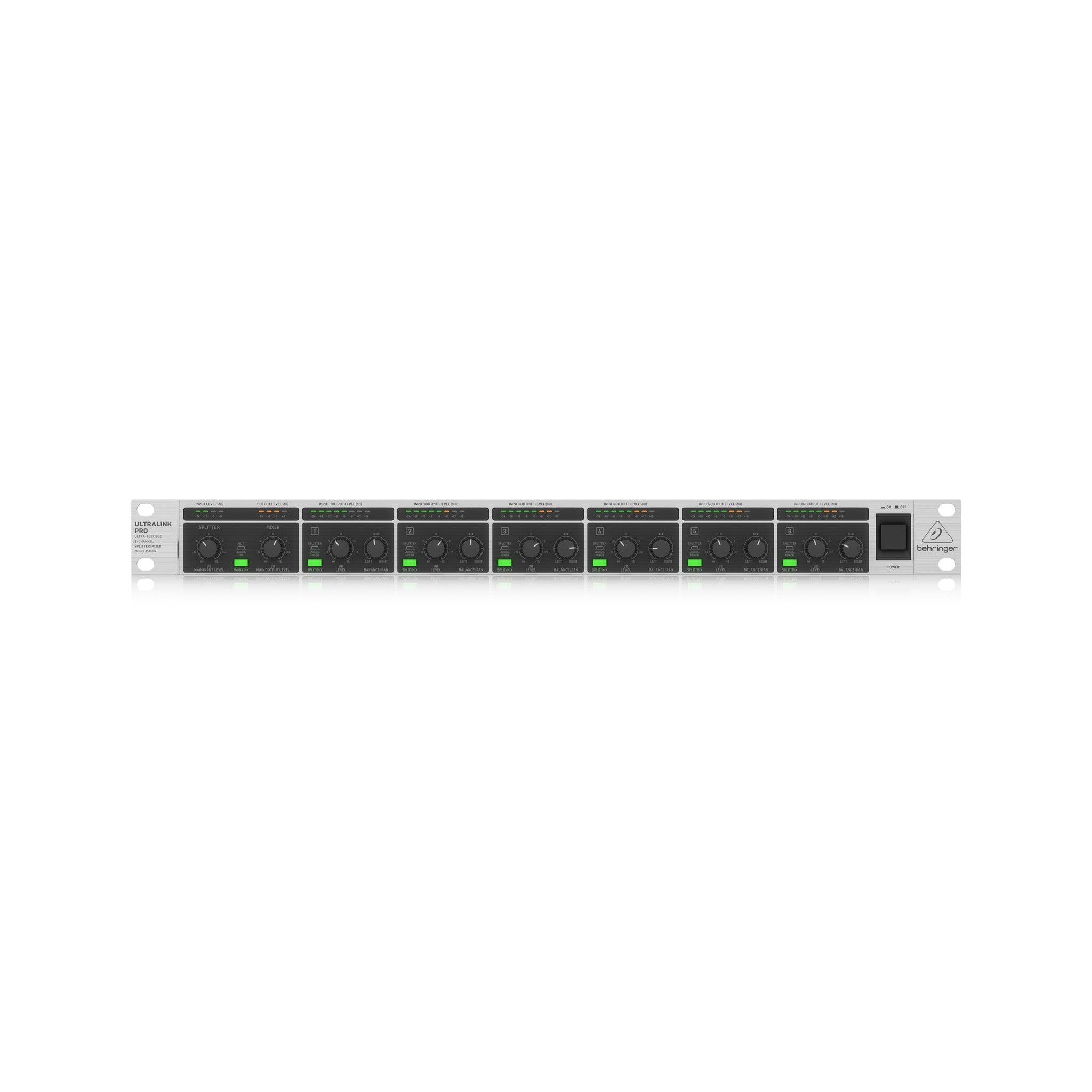 Behringer MX882 V2 Rackmount Mixer / Splitter, UK PLUG