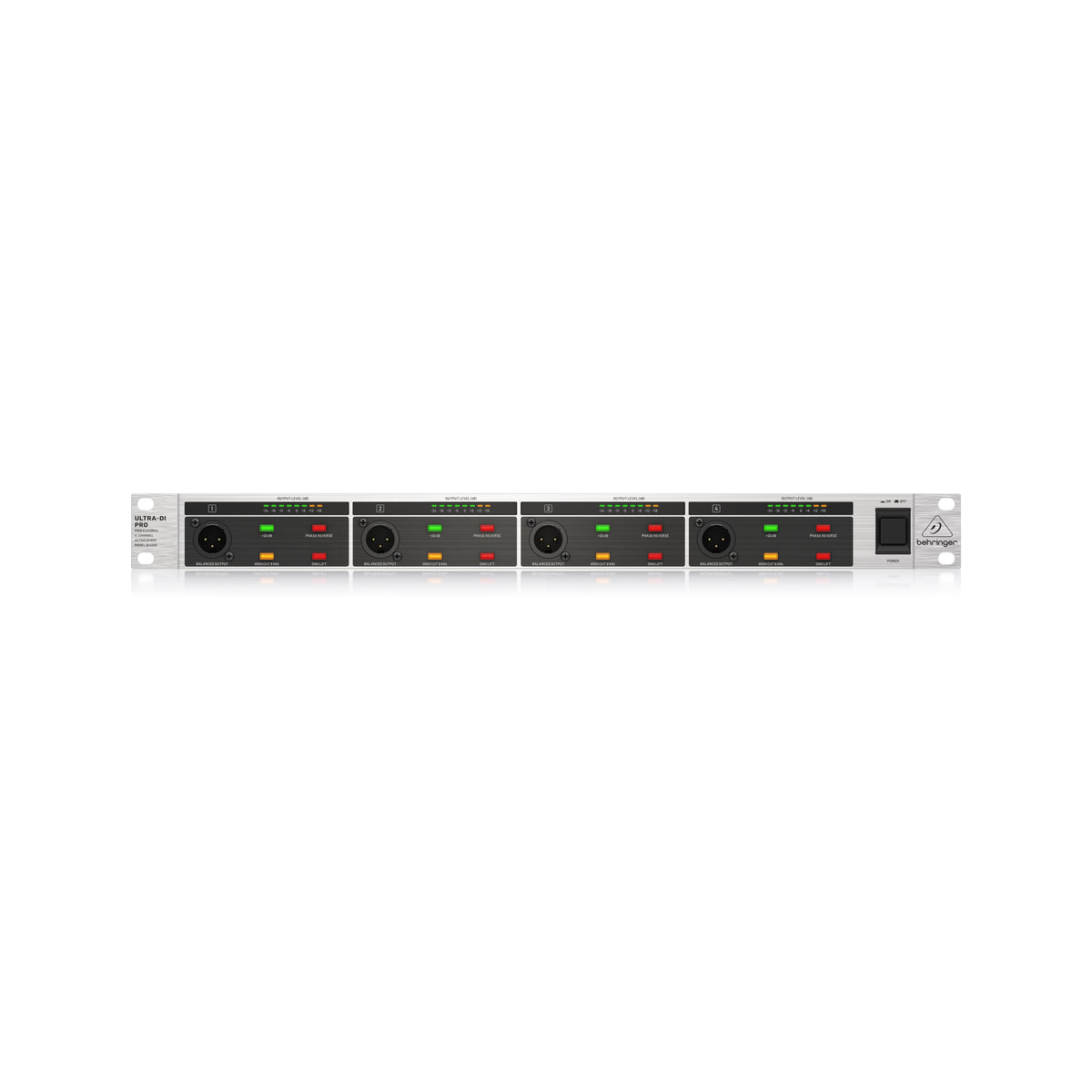 【動作品】BEHRINGER DI4000 4ch DIボックス 業務用 ラック ULTRA-DI PRO DI4000 Professional 4-Channel Active DI-Box - YouTube