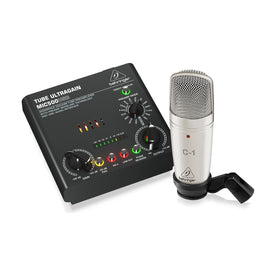Behringer Voice Studio Complete Recording Bundle w/ Interface and Mic