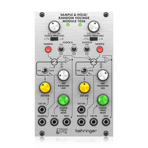 Behringer Legendary 2500 Series Dual Sample and Hold with Voltage Controlled Clock Module for Eurorack