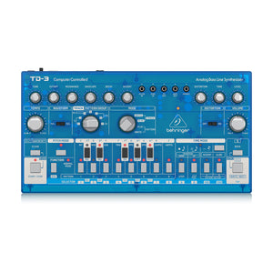 Behringer TD-3-BB Analog Bass Line Synthesizer, Baby Blue