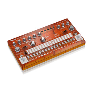 Behringer RD-6-TG Analog Drum Machine, Orange Translucent