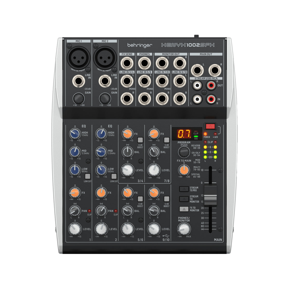 Behringer Xenyx 1002SFX 10-Channel Analog Mixer – Swee Lee Philippines