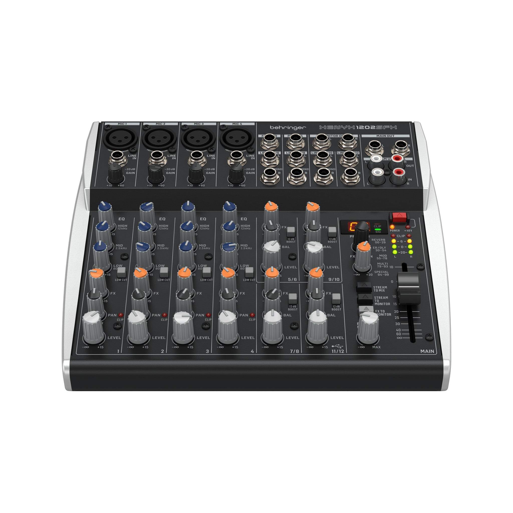 Behringer Xenyx 1202 SFX 12-Channel Mixer w/ USB – Swee Lee