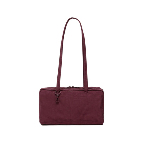 Baggu Nylon Bowler Bag, Mahogany
