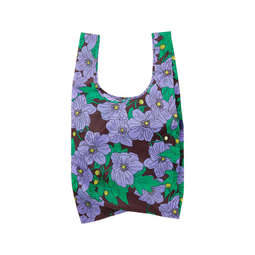 Baggu Big Shopper Bag, Maroon Poppy