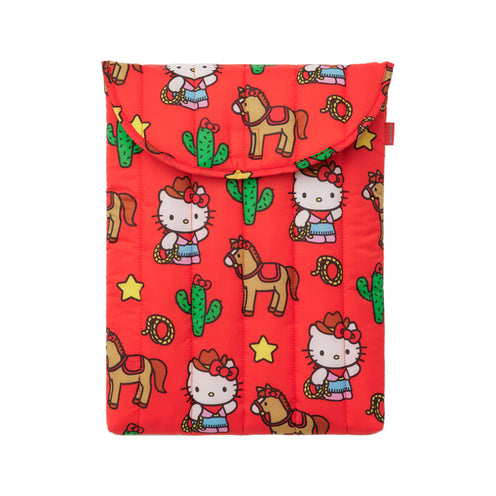 Baggu Puffy 16 inch Laptop Sleeve, Hello Kitty Western