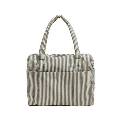 Baggu Cloud Carry-On, Sage Stripe
