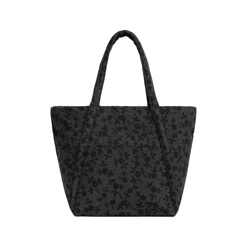 Baggu Cloud Bag, Charcoal Ditsy Floral