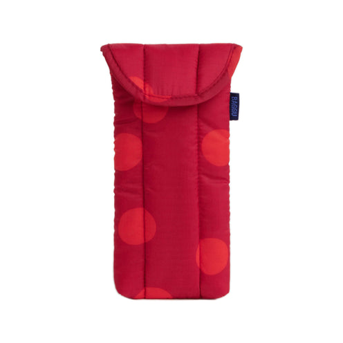 Baggu Puffy Glasses Sleeve, Red Polka Dot