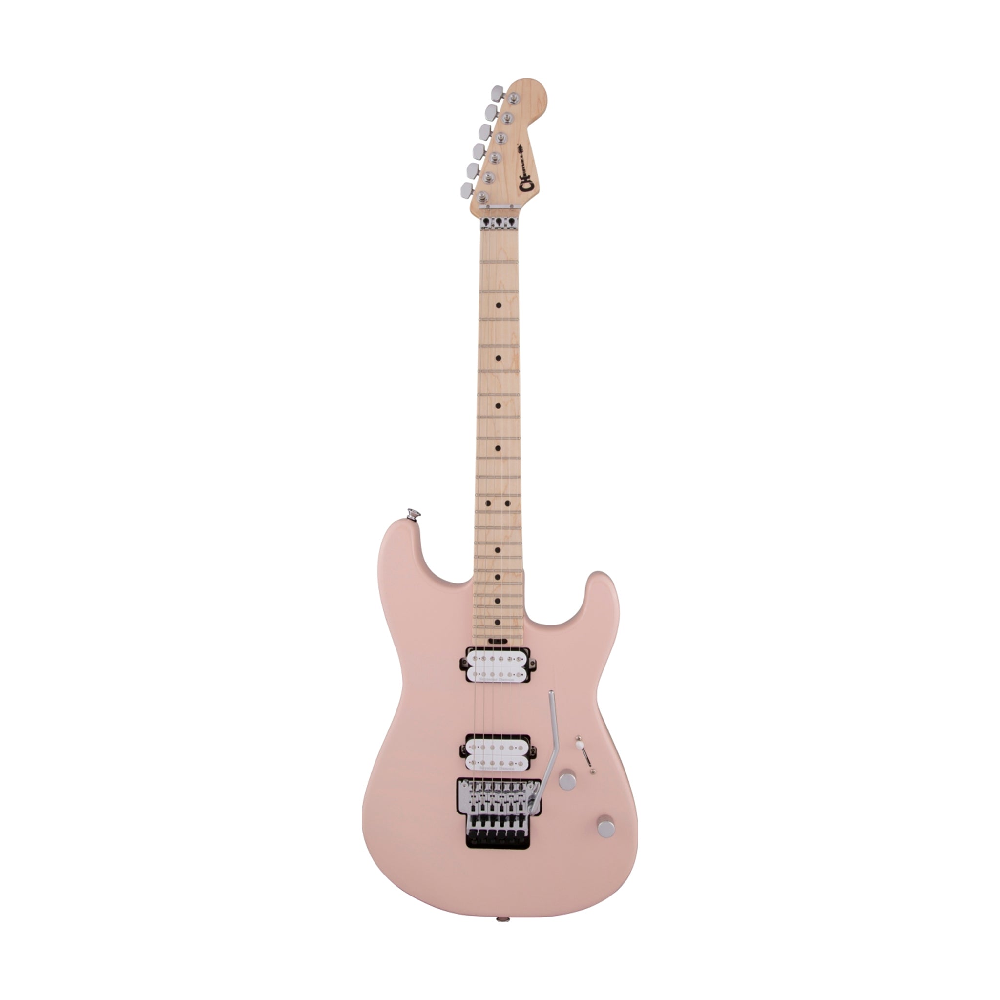 Charvel Pro-Mod San Dimas Style 1 HH Floyd Rose Electric Guitar, Maple FB, Shell Pink