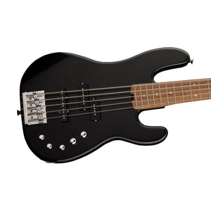 Charvel Pro-Mod San Dimas Bass PJ IV Bass Guitar, Maple FB, Metallic Black