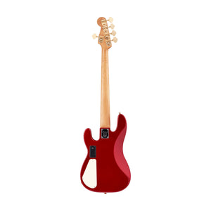 Charvel Pro-Mod San Dimas Bass JJ V Bass Guitar, Maple FB, Candy Apple Red