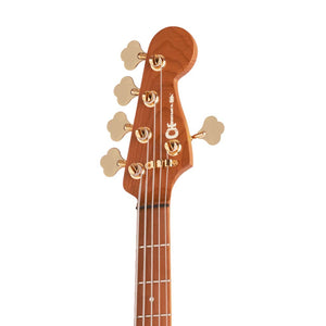 Charvel Pro-Mod San Dimas Bass JJ V Bass Guitar, Maple FB, Candy Apple Red