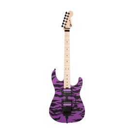 Charvel Satchel Signature Pro-Mod DK Electric Guitar, Maple FB, Satin  Purple Bengal