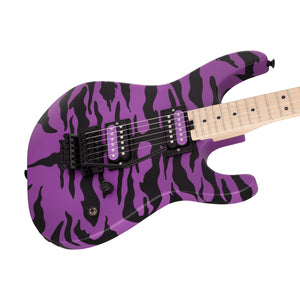 Charvel Satchel Signature Pro-Mod DK Electric Guitar, Maple FB, Satin Purple Bengal