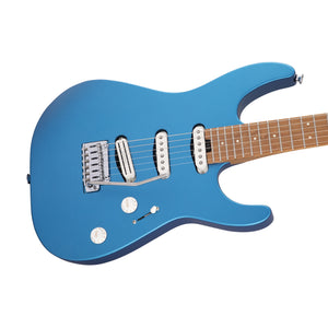 Charvel Pro-Mod DK22 SSS 2PT Electric Guitar, Caramelized Maple FB, Electric Blue