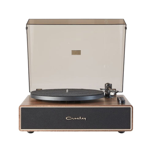Crosley Stave 2-Speed Bluetooth Record Player Turntable, Walnut