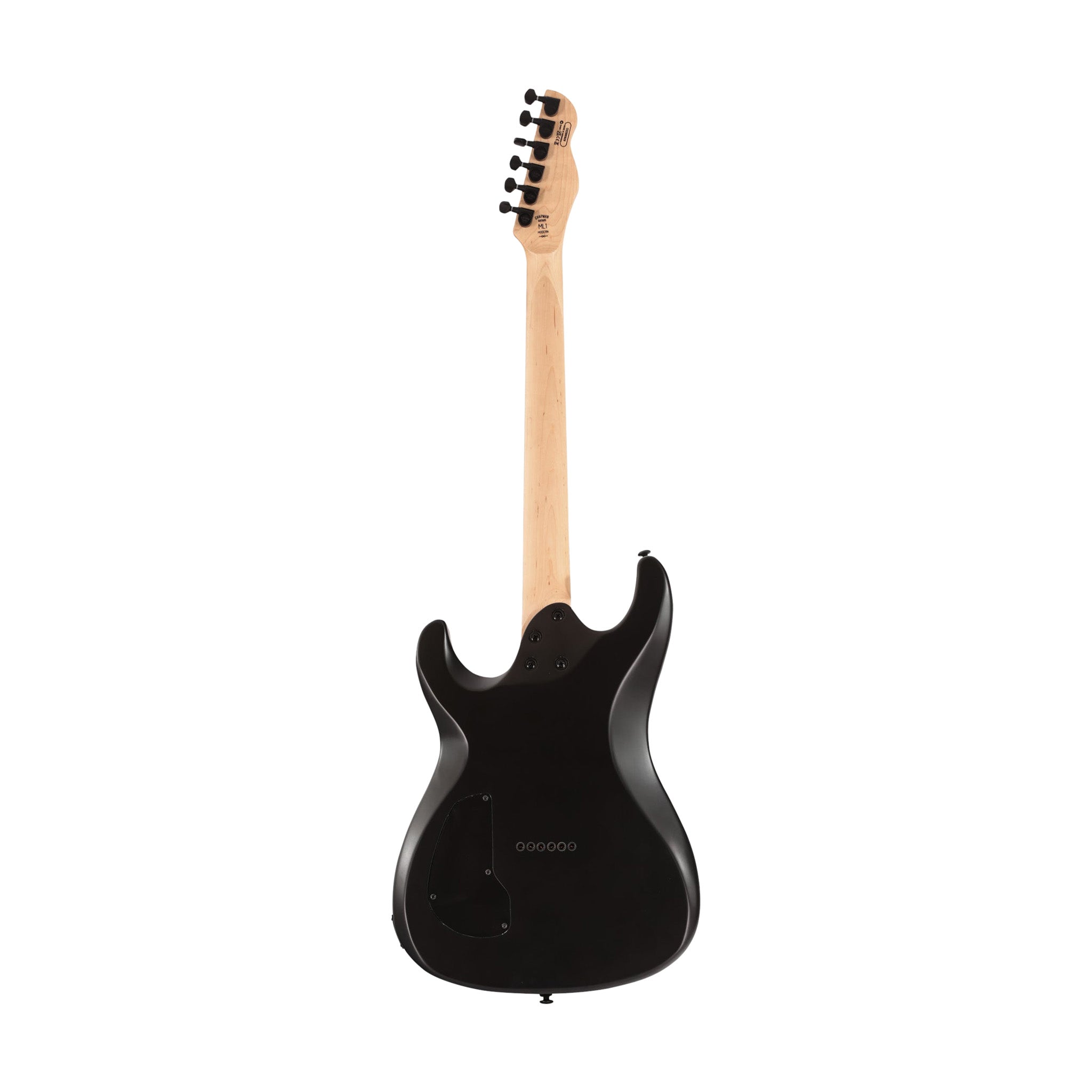 ギター Chapman Guitars ML1 (Satin Black Finish) Chapman ML1 Modern Standard Electric Guitar, Slate Black Satin