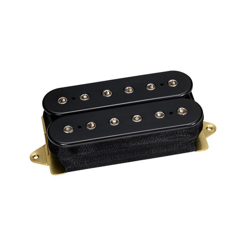 DiMarzio DP-100FBK Super Distortion Humbucker Guitar Pickup, F-Spaced, Black