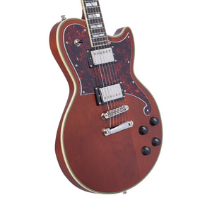 D'Angelico Deluxe Atlantic Electric Guitar, Matte Walnut