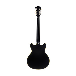 D'Angelico Excel Mini DC Tour Semi-Hollowbody Electric Guitar, Black