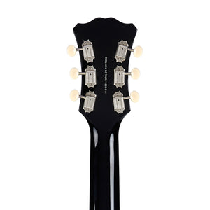 D'Angelico Excel Mini DC Tour Semi-Hollowbody Electric Guitar, Black