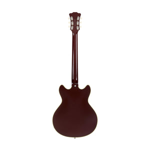 D'Angelico Excel Mini DC Tour Semi-Hollowbody Electric Guitar, Solid Wine