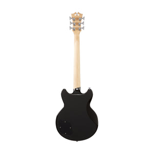D'Angelico Premier Brighton Electric Guitar, Black Flake