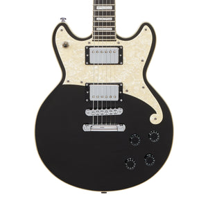 D'Angelico Premier Brighton Electric Guitar, Black Flake