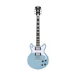 D'Angelico Premier Brighton Electric Guitar, Ice Blue Metallic