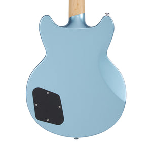 D'Angelico Premier Brighton Electric Guitar, Ice Blue Metallic