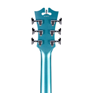 D'Angelico Premier DC Semi-Hollow Electric Guitar w/Stopbar Tailpiece, Ocean Turquoise