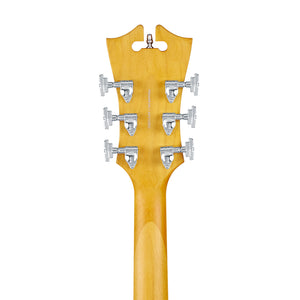D'Angelico Premier EXL-1 Hollowbody Electric Guitar, Satin Honey Blonde