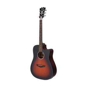 D'Angelico Premier Bowery LS Dreadnought Acoustic Guitar, Satin Vintage Sunburst