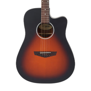 D'Angelico Premier Bowery LS Dreadnought Acoustic Guitar, Satin Vintage Sunburst