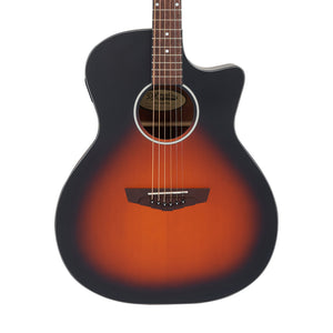 D'Angelico Premier Gramercy LS Grand Auditorium Acoustic Guitar, Satin Vintage Sunburst