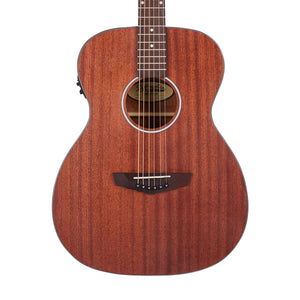 D'Angelico Premier Tammany LS Orchestra Acoustic Guitar, Mahogany Satin