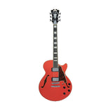 D'Angelico Premier SS Semi-Hollow Electric Guitar w/Stopbar Tailpiece, Fiesta Red