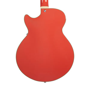 D'Angelico Premier SS Semi-Hollow Electric Guitar w/Stopbar Tailpiece, Fiesta Red