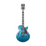 D'Angelico Premier SS Semi-Hollow Electric Guitar w/Stopbar Tailpiece, Ocean Turquoise