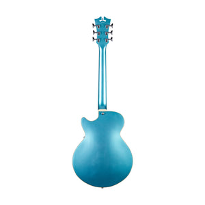 D'Angelico Premier SS Semi-Hollow Electric Guitar w/Stopbar Tailpiece, Ocean Turquoise